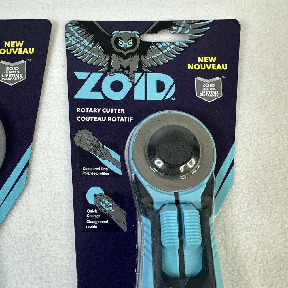 2 ZOID Brand new Rotary Cutters (45mm & 60mm)